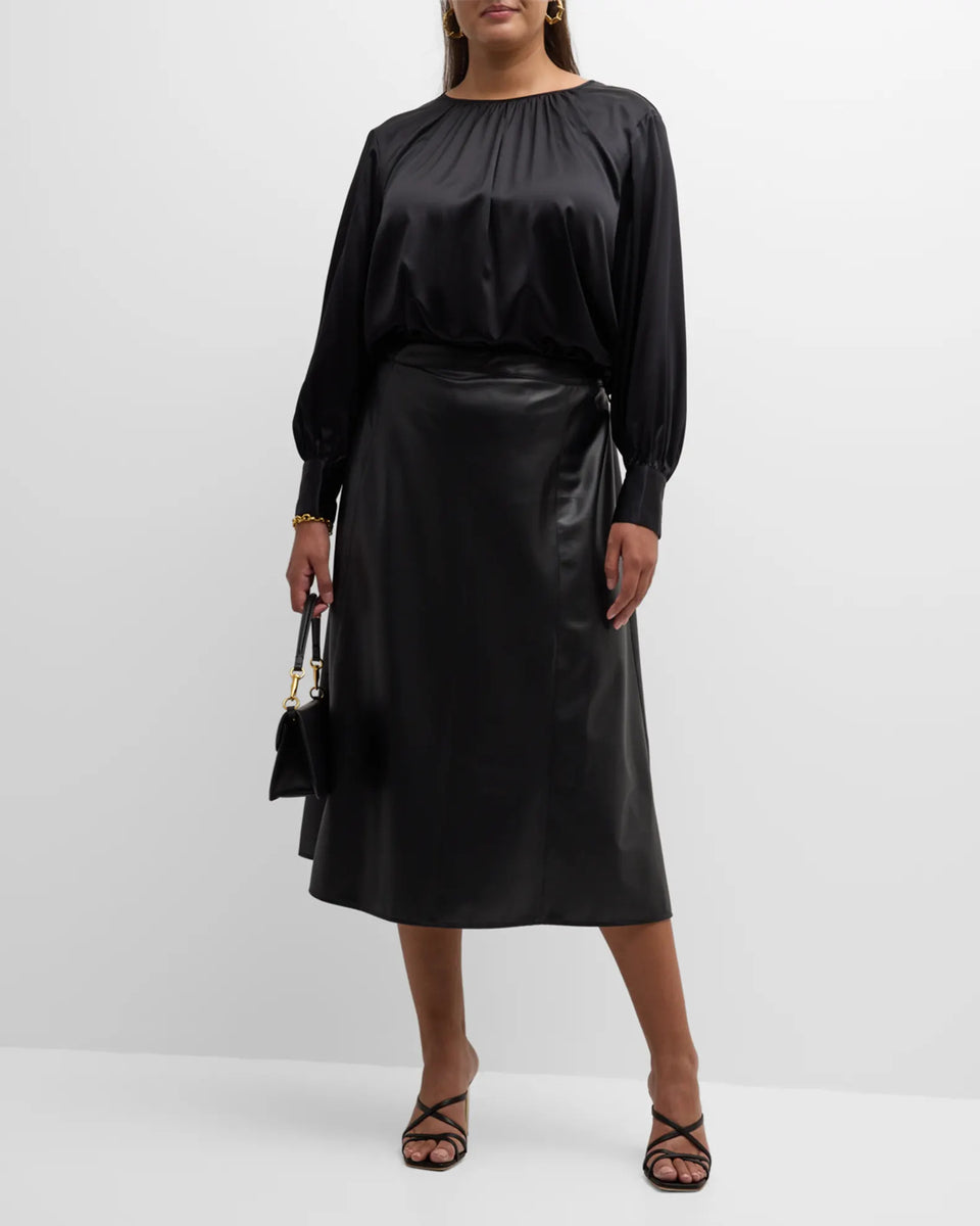 Eva Vegan Leather Skirt – Gabriella Rossetti