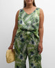 Gia V-Neck Silk Shell