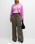 Vittoria Silk V-Neck Blouse