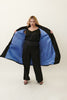 Caterina Stretch Satin Coat