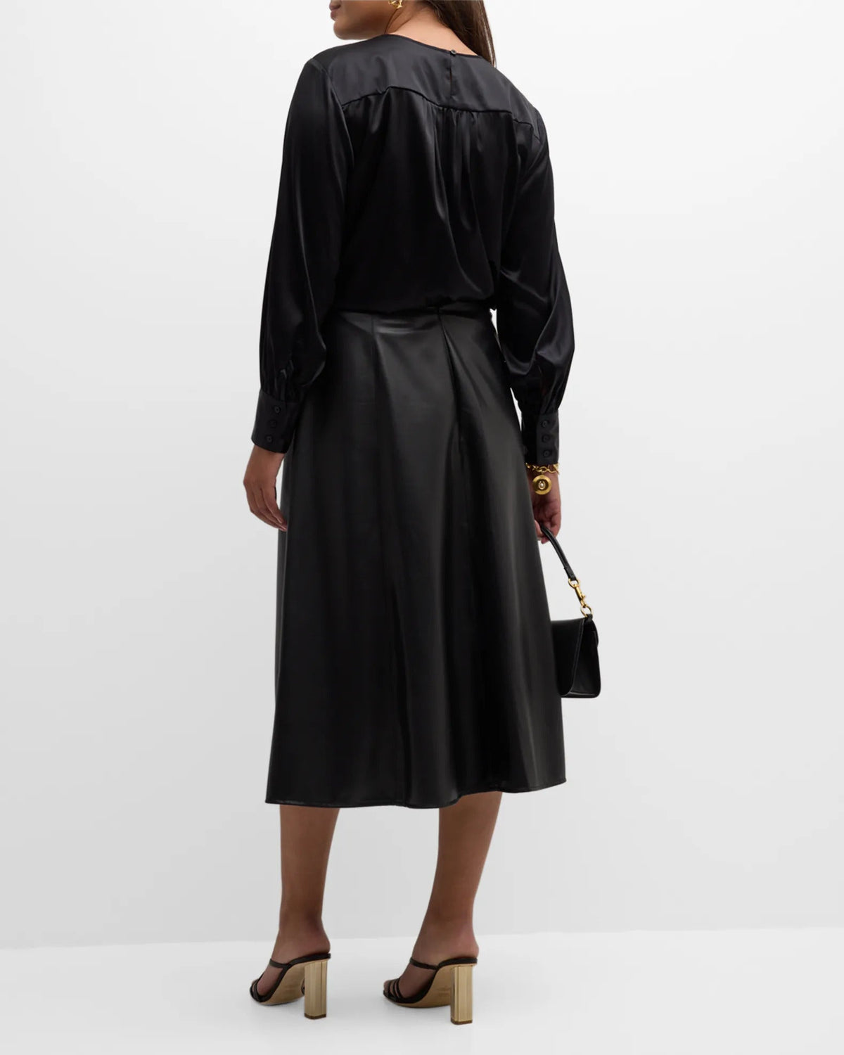 Eva Vegan Leather Skirt