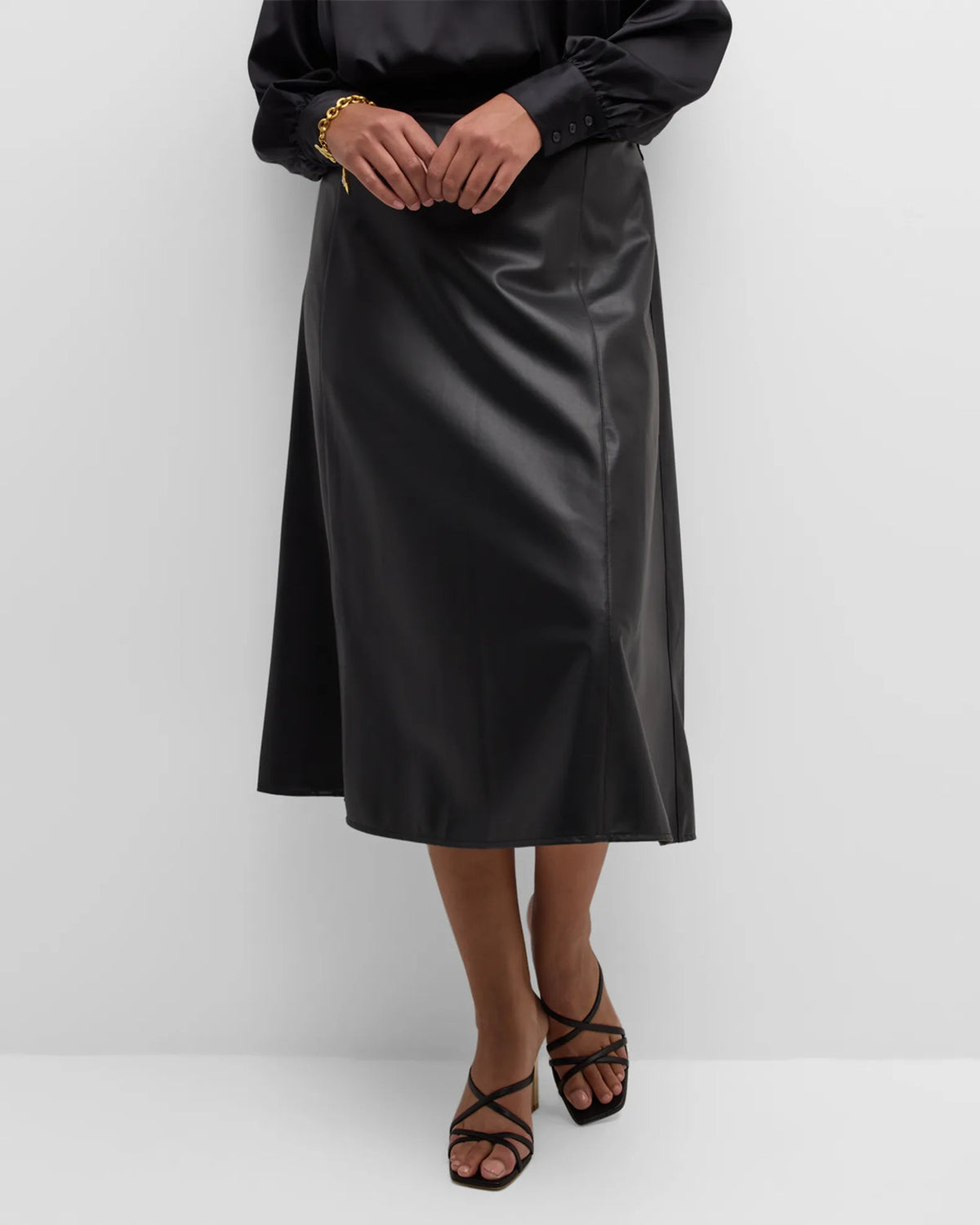 Eva Vegan Leather Skirt