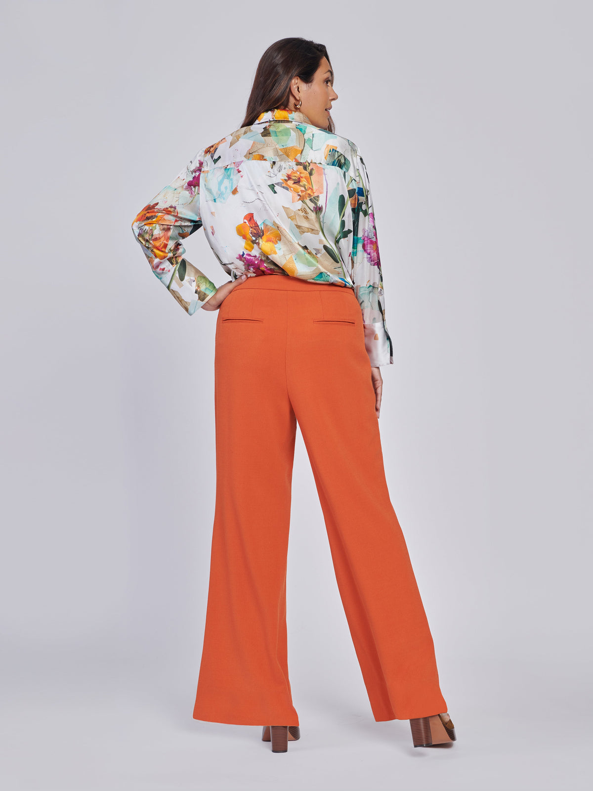 Mathilde Stretch Silk Floral Blouse