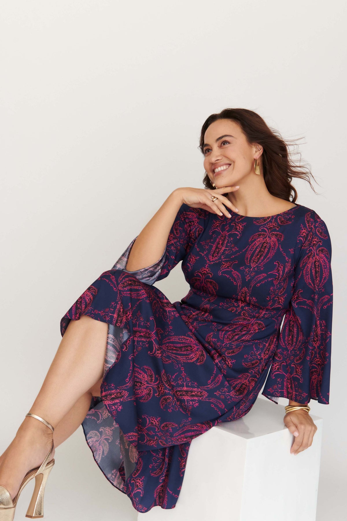 Lucrezia Bell Sleeve Dress