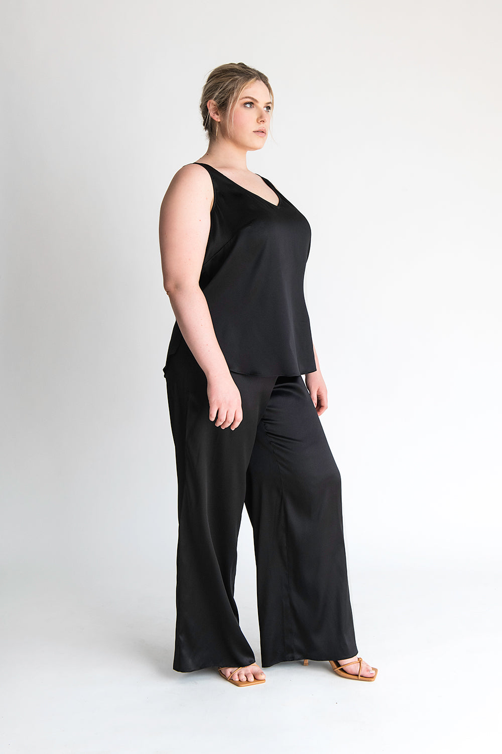 Black palazzo pants plus size