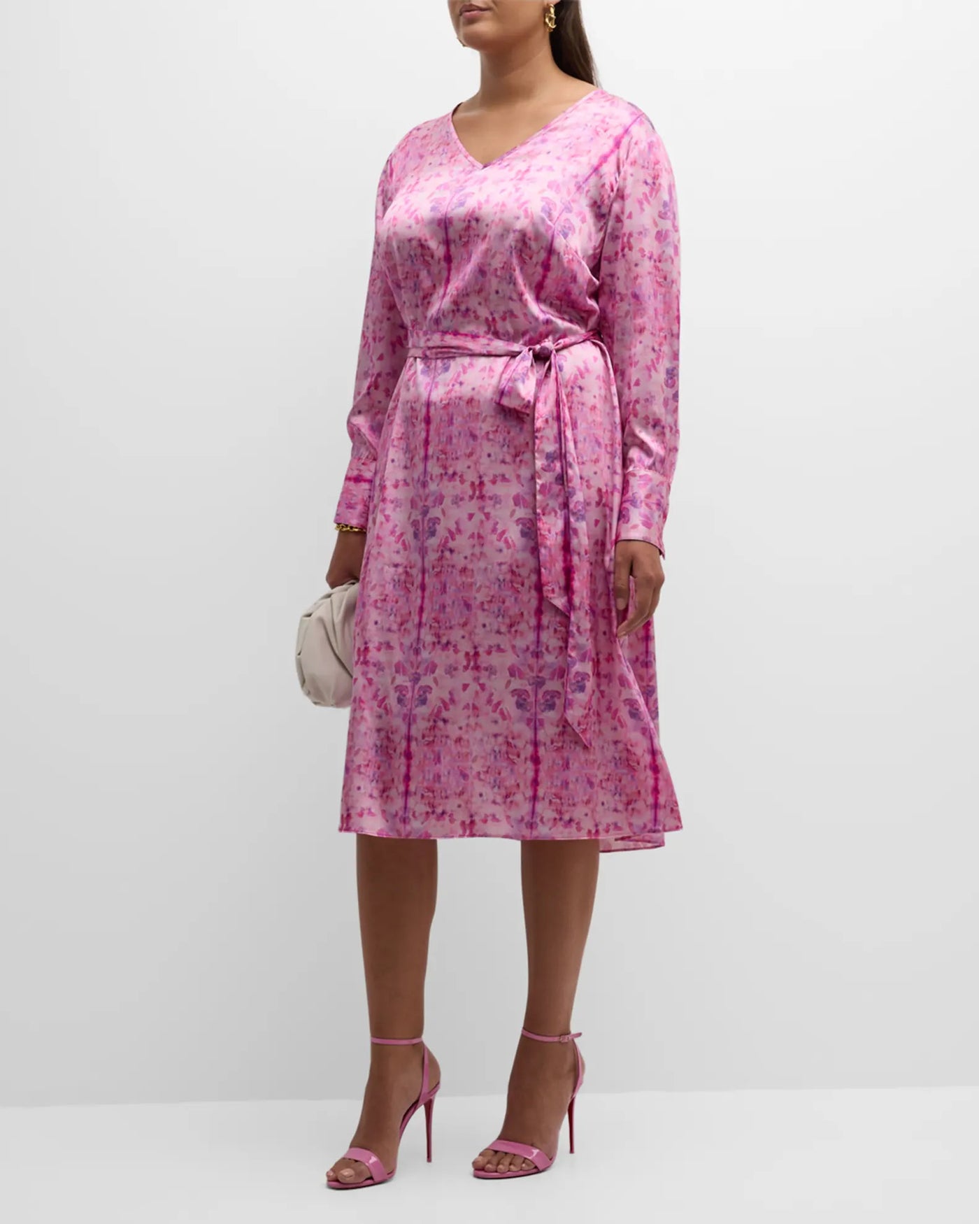 satin batik dress Luxury Silky Dressing Gown Full Length
