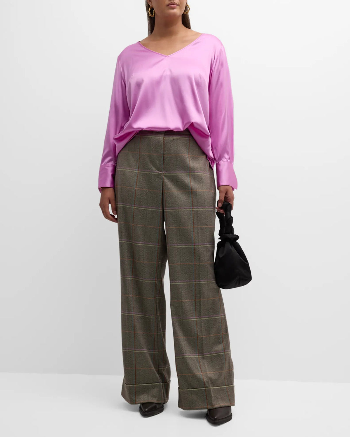 Vittoria Silk V-Neck Blouse