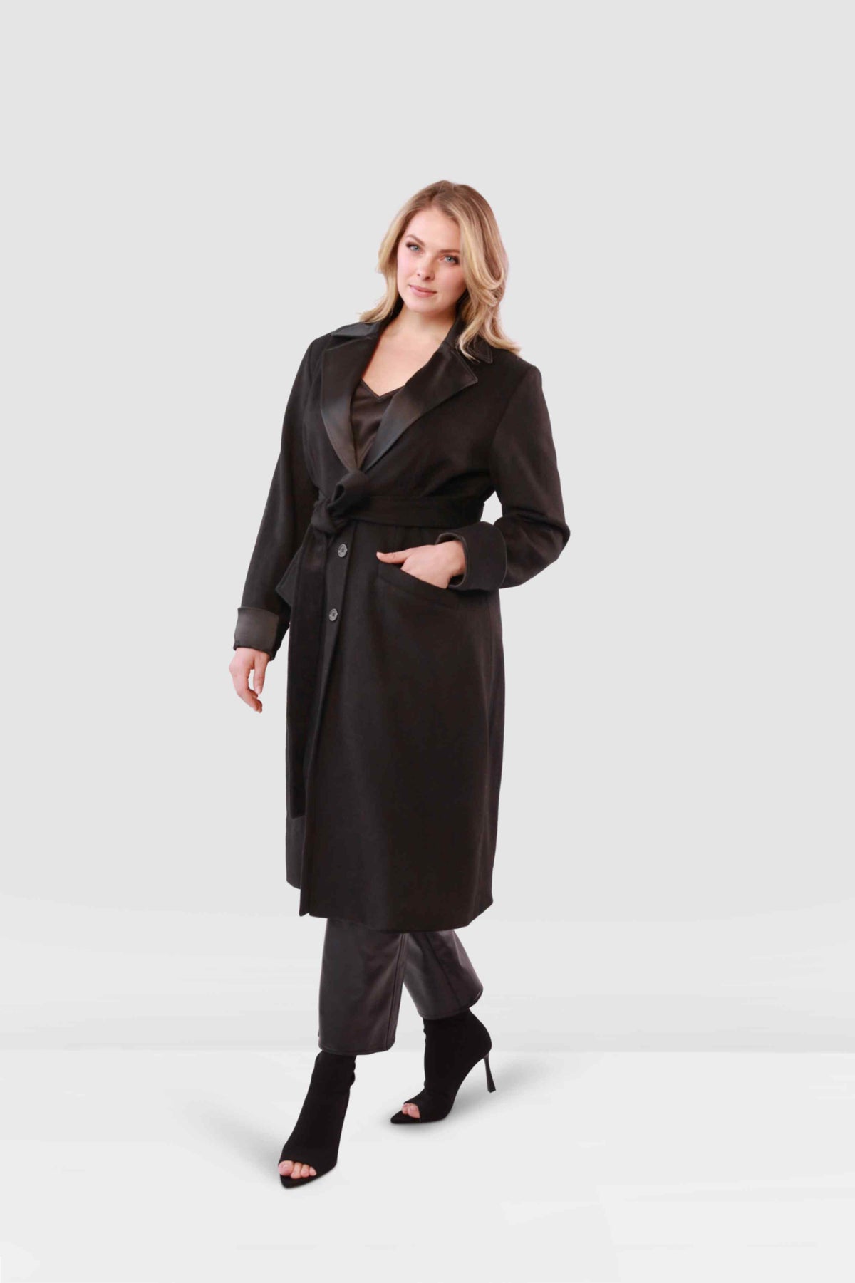 Allegra Felted Wool Coat