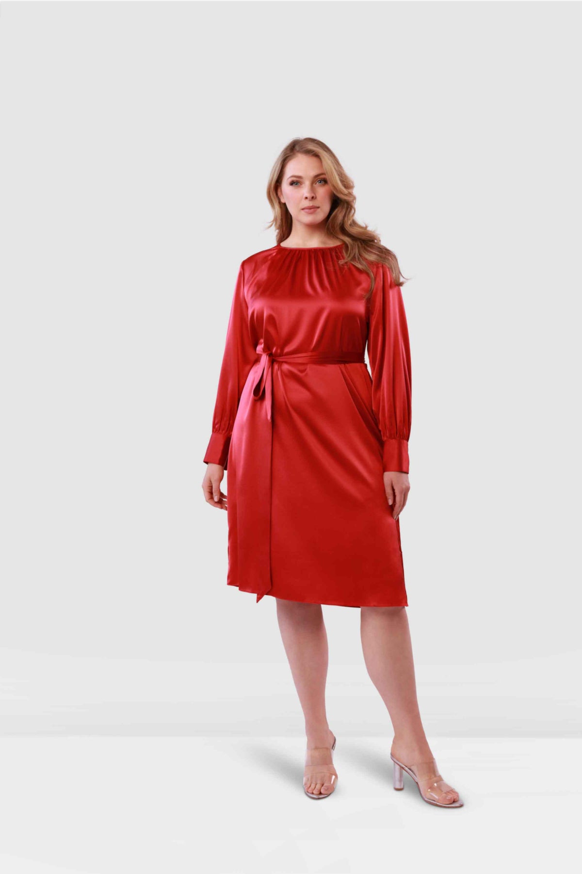 Natalia Stretch Silk Dress