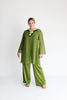 Green silk tunic