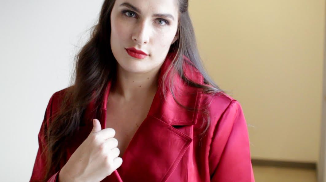 Caterina satin coat
